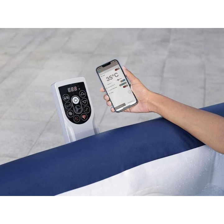 Bestway Lay-Z-Spa Hawaii AirJet 6001H poreallas, 180 × 180 × 71 cm, 3–4 henkilölle