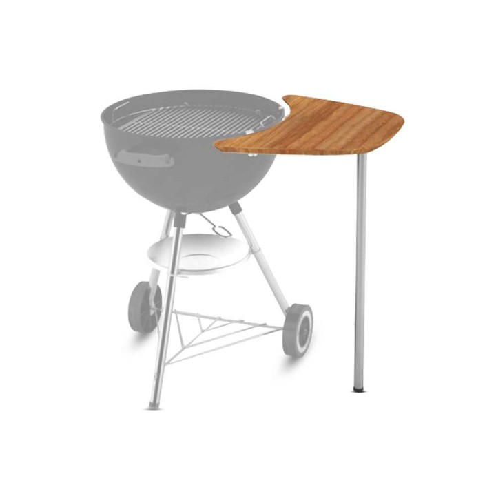 Weber bambuinen sivutaso hiiligrilliin, 43,5 × 55,5 cm, 6 kg