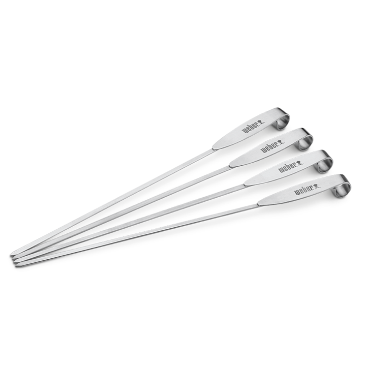 Weber grillivarrassetti 4 kpl ruostumaton teräs 34 5 cm