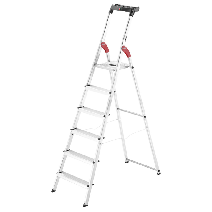 Hailo L60 6 tasotikas alumiini kaide 328 cm työskentelykorkeus