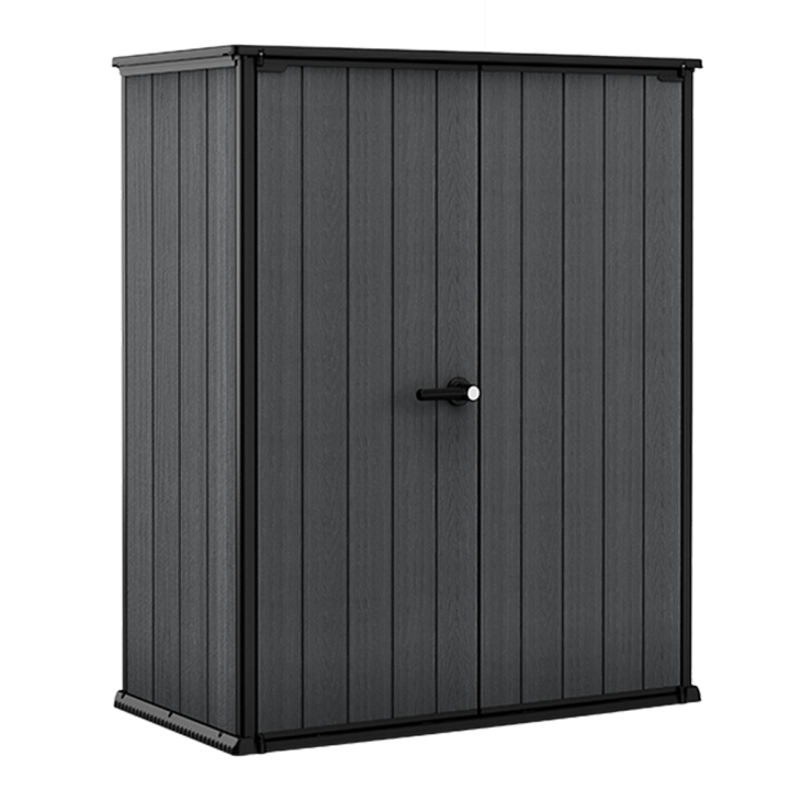 Keter Cortina Alto säilytyskaappi puutarhatyökaluille 1 400 l 140 73 6 170 4 cm