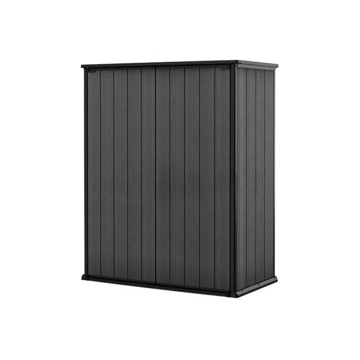 Keter Cortina Alto säilytyskaappi puutarhatyökaluille, 1 400 l, 140 × 73,6 × 170,4 cm