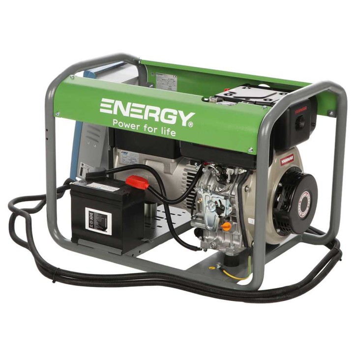 Energy EY-7MDE AVR-A dieselgeneraattori, 5 kW, Yanmar L100V