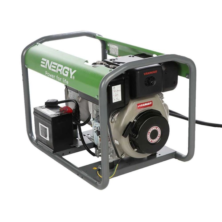 Energy EY-7MDE AVR-A dieselgeneraattori, 5 kW, Yanmar L100V