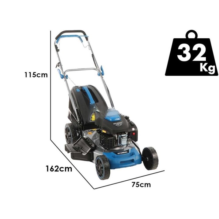 Hyundai DM51SC-D200 vetävä bensiiniruohonleikkuri, 51 cm, 6,5 HP