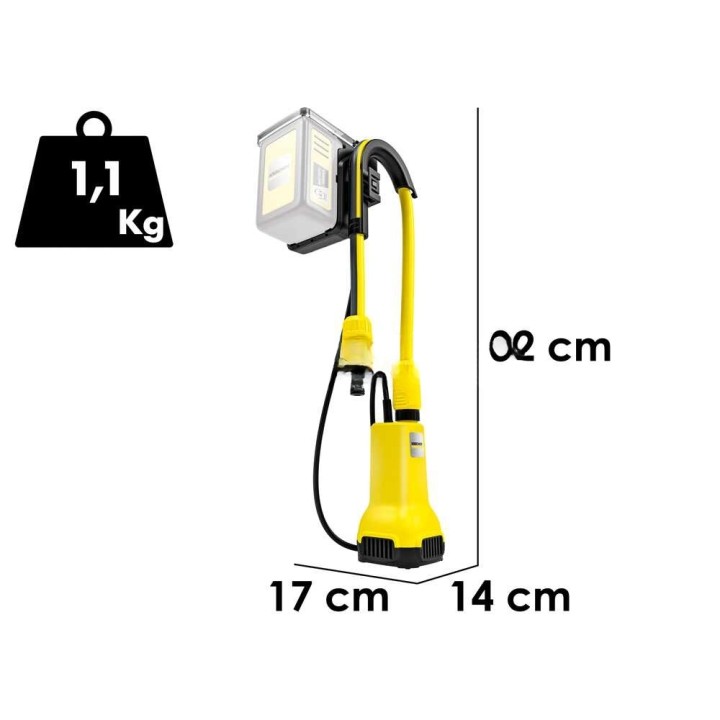 Kärcher BP 2.000-18 Barrel uppopumppu, 80 W, 18 V, ilman akkua ja laturia