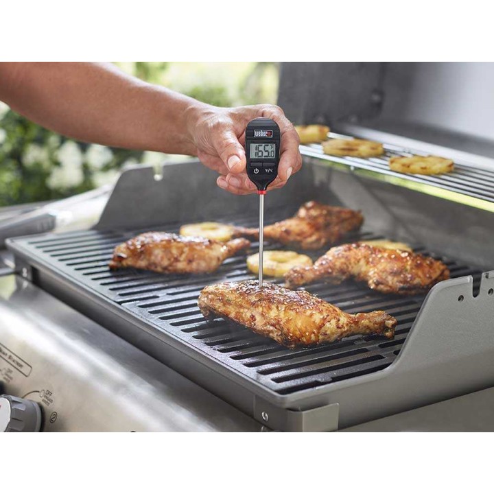 Weber pikalukema-lämpömittari, digitaalinen, Celsius- ja Fahrenheit-asteikot