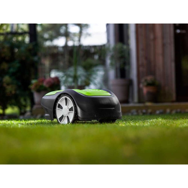 Greenworks OPTIMOW S robottiruohonleikkuri, 20 V, 300 m², rajakaapeli