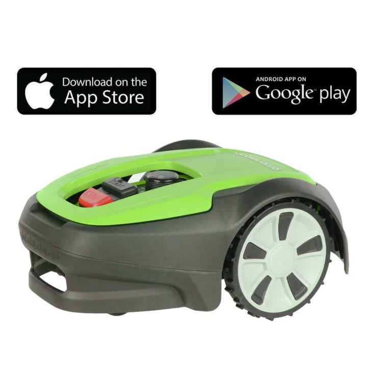 Greenworks OPTIMOW S robottiruohonleikkuri, 20 V, 300 m², rajakaapeli