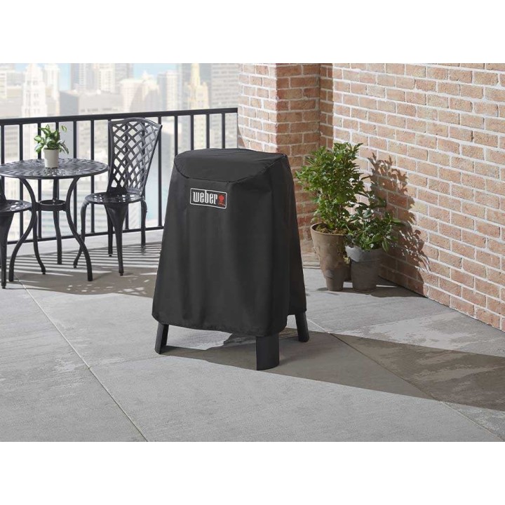 Weber Premium-suojus Lumin-sarjan sähkögrillille tukineen, polyesteri, 77,5 × 59,5 × 59,5 cm