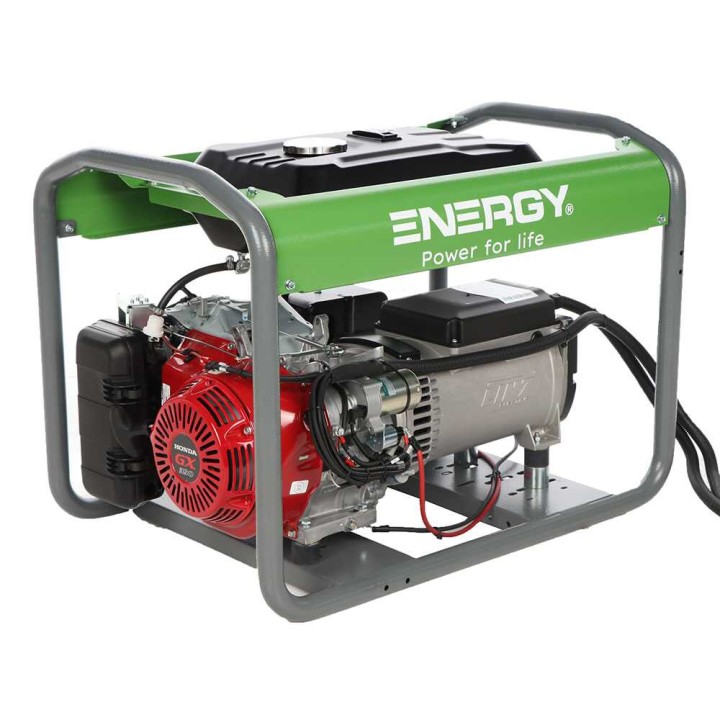 Energy EY-7MBE-A yksivaiheinen generaattori, Honda GX 390, 6 kW, ATS