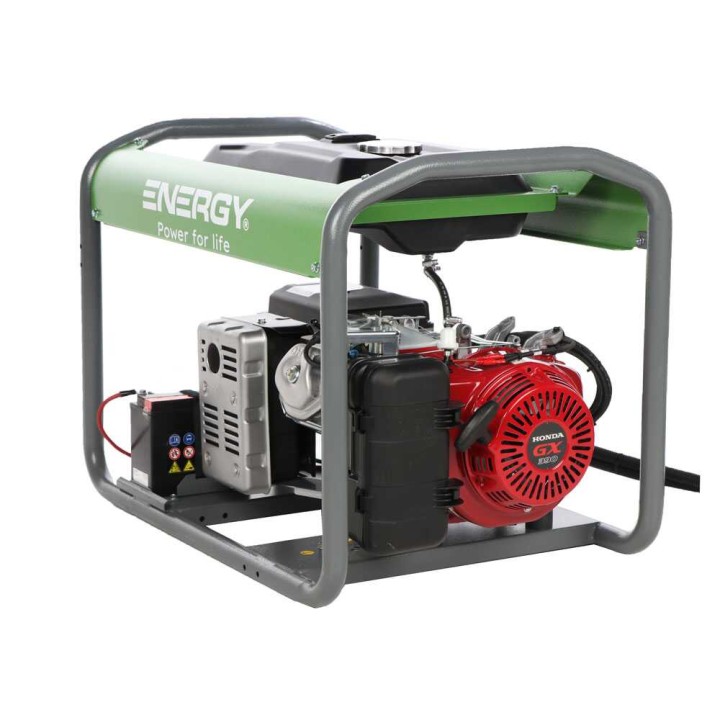 Energy EY-7MBE-A yksivaiheinen generaattori, Honda GX 390, 6 kW, ATS