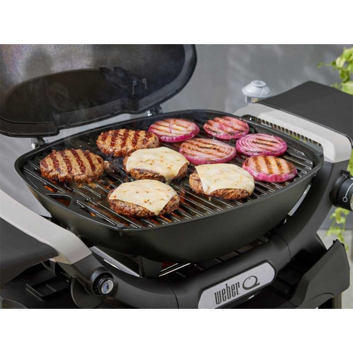 Weber Q1200N kannettava kaasugrilli, 2,93 kW, valurautaritilä