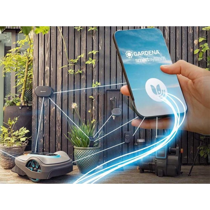 Gardena Smart SILENO Free 800 robottiruohonleikkuri, 18 V, ilman rajakaapelia