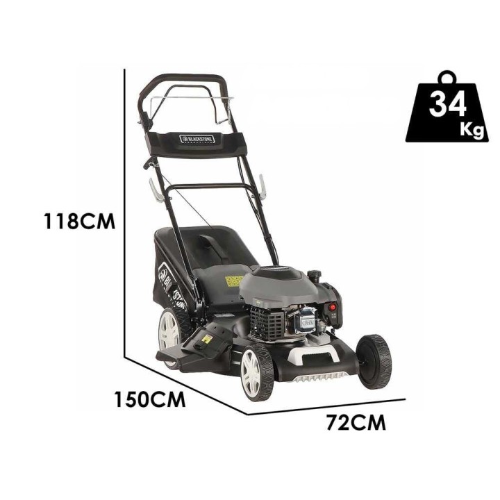 Blackstone Essentials ESP 560-224 vetävä ruohonleikkuri, 224 cm³, 56 cm, 4-in-1