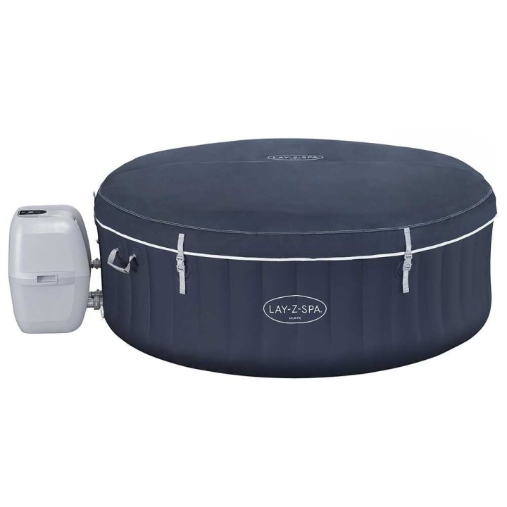 Bestway Lay-Z-Spa Miami AirJet 6001C -poreallas, 180 × 180 × 66 cm, 3–4 henkilölle