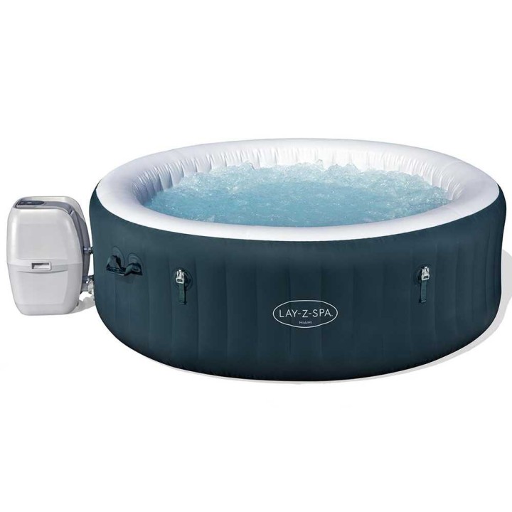 Bestway Lay-Z-Spa Miami AirJet 6001D poreallas 5–6 henkilölle, 196 × 66 cm, vihreä