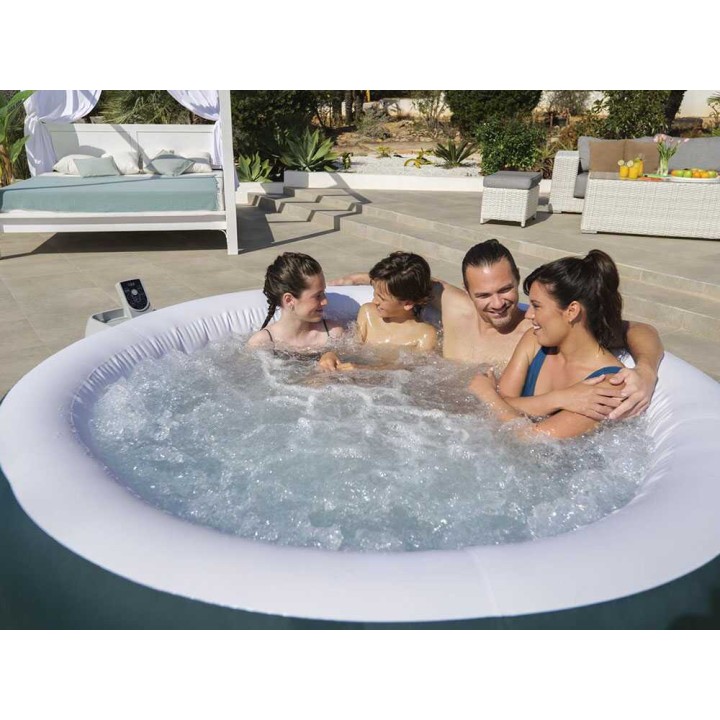 Bestway Lay-Z-Spa Miami AirJet 6001D poreallas 5–6 henkilölle, 196 × 66 cm, vihreä