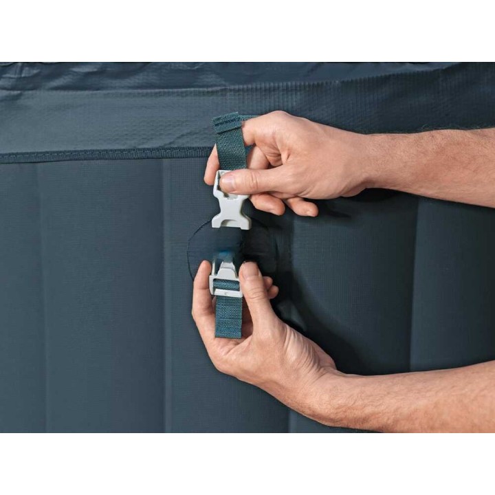 Bestway Lay-Z-Spa Miami AirJet 6001D poreallas 5–6 henkilölle, 196 × 66 cm, vihreä