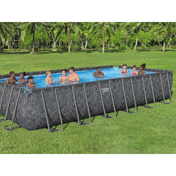 Bestway APX 365 561KG maanpäällinen uima-allas, 732 × 366 × 132 cm, 30 045 l