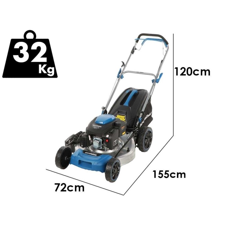 Hyundai DM56SC-D224 takavetoinen ruohonleikkuri, 224 cm³, 56 cm