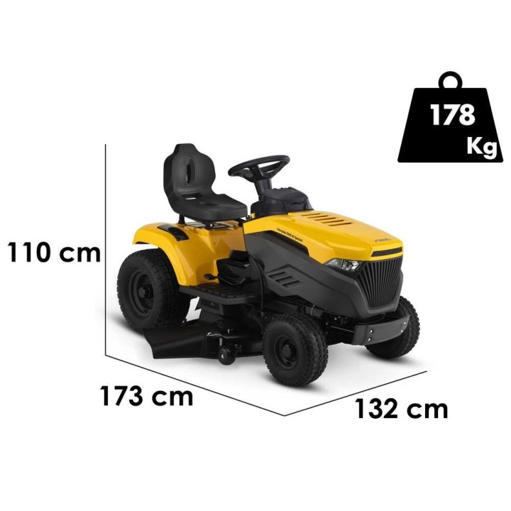 Stiga Tornado 5108 W Special ajoleikkuri, Honda GCV 530, 108 cm, hydrostaattinen