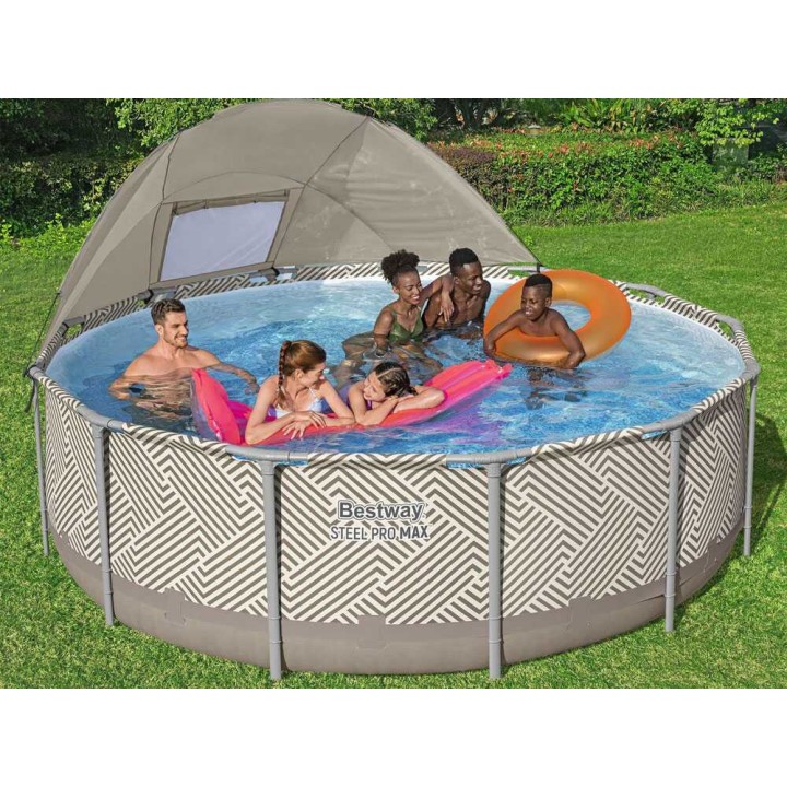 Bestway Steel Pro Max 561FY -allas, 396 × 107 cm, 7–8 henkilölle
