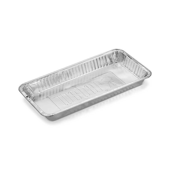 Weber-alumiinivuoat, 5 kpl, 4,6 × 21,5 × 42 cm