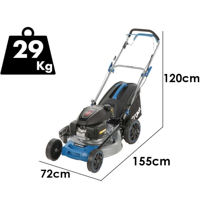 Hyundai DM51SC bensiinikäyttöinen ruohonleikkuri, Honda GCV200, 51 cm, takaveto