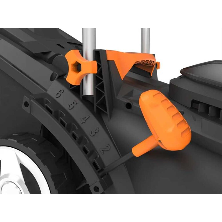 Worx WG733E akkuruohonleikkuri, 20 V, 4 Ah, leikkuuleveys 33 cm