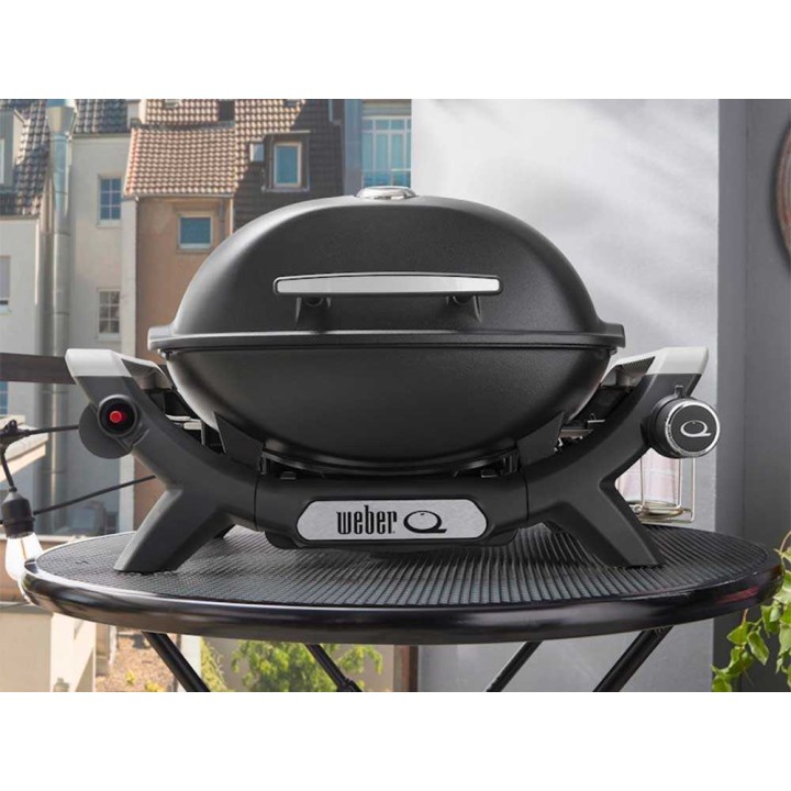 Weber Q1100N kaasugrilli, emaloitu valurautaritilä, 2,93 kW