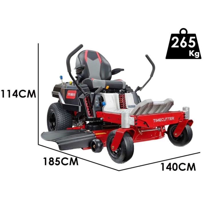 Toro Timecutter MR4275T nollakääntösädeleikkuri, Kawasaki FR651V, 107 cm