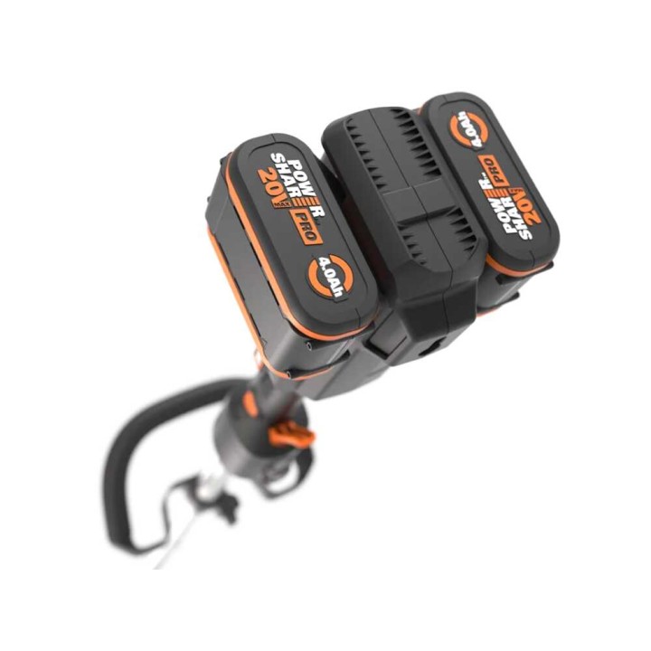 Worx Nitro WG185E akkuraivaussaha, 40 V, 2 × 20 V/4 Ah