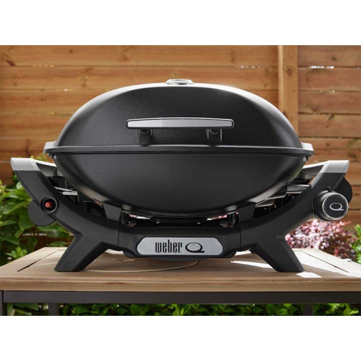 Weber Q2100N kaasugrilli, emaloitu valurautaritilä, 4,10 kW