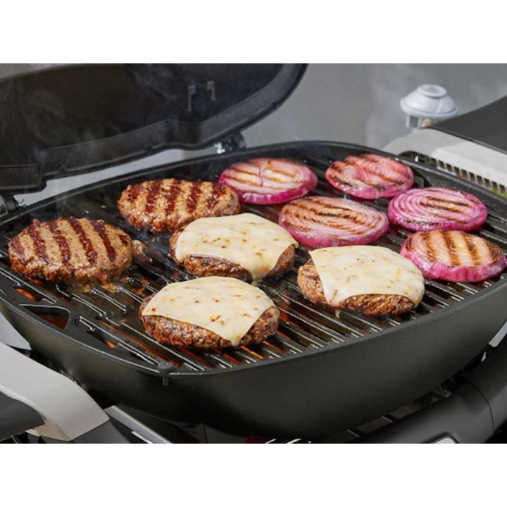 Weber Q2100N kaasugrilli, emaloitu valurautaritilä, 4,10 kW