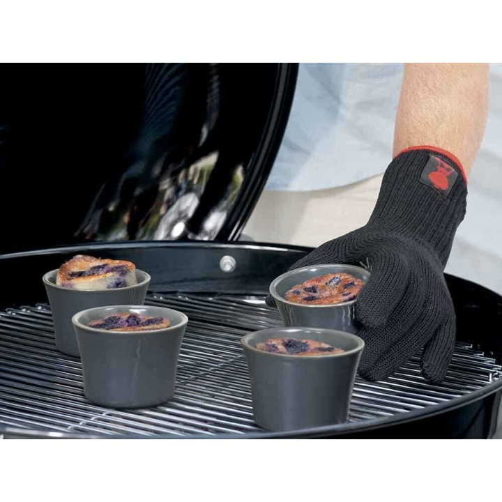 Weber Premium S/M grillikäsineet, aramidi, silikonikämmen