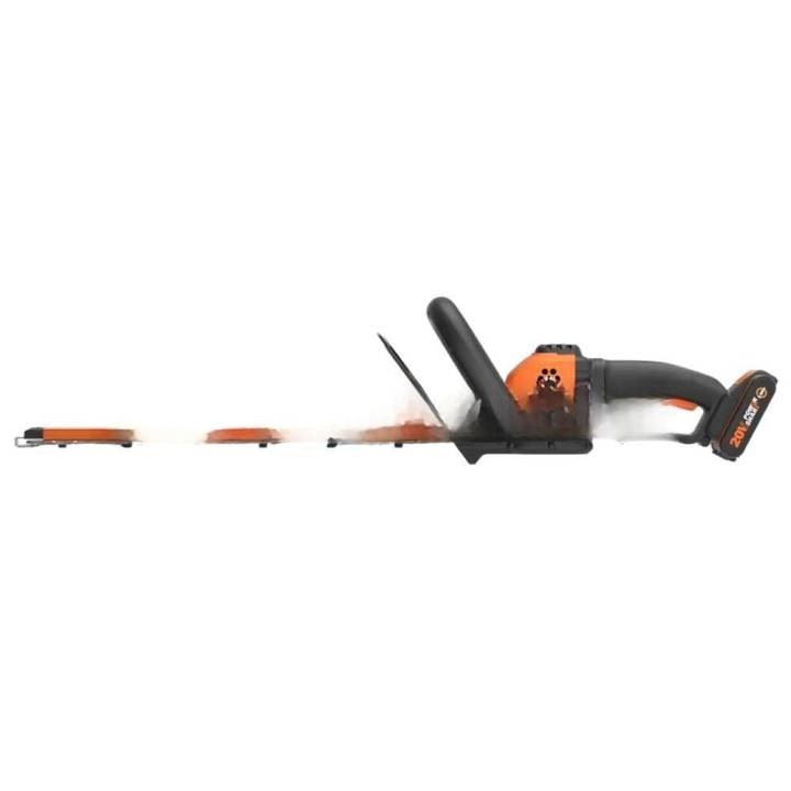 Worx WG918E akkukäyttöinen pensasleikkuri- ja ruohotrimmerisarja, 20 V, 2 Ah