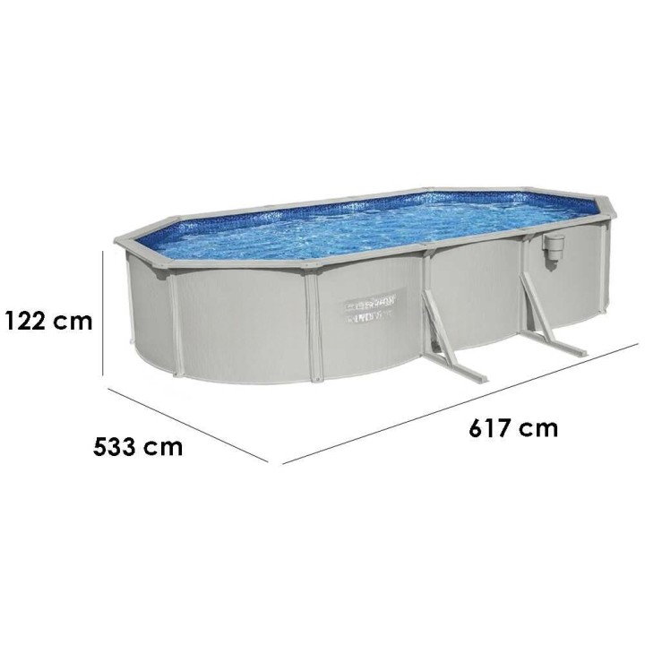 Bestway Hydrium 56369 uima-allas, 610 × 366 × 122 cm, 19 929 l