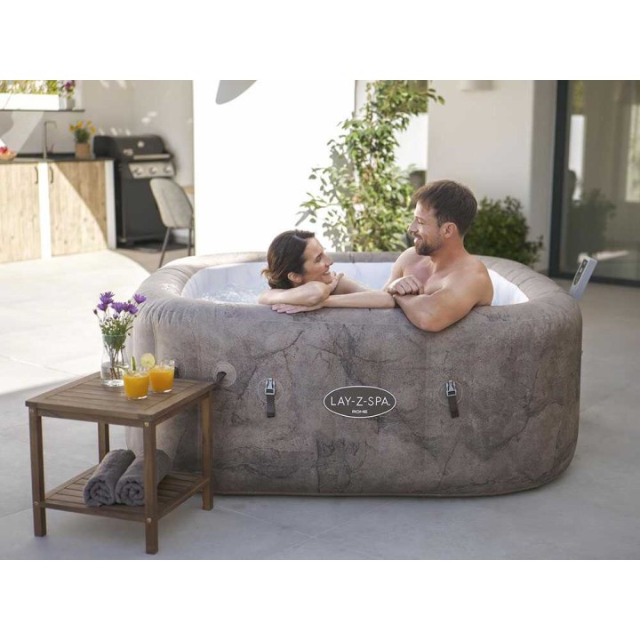 Bestway Lay-Z-Spa Roma AirJet 6001K poreallas, 180 × 180 × 71 cm, 5–6 henkilölle