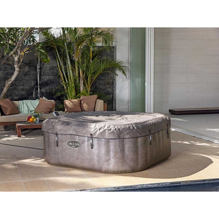 Bestway Lay-Z-Spa Roma AirJet 6001K poreallas, 180 × 180 × 71 cm, 5–6 henkilölle