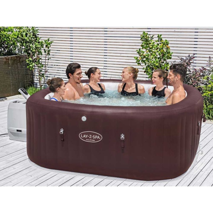 Bestway Lay-Z-Spa Maldives HydroJet Pro 6001U poreallas, 201 × 201 × 80 cm