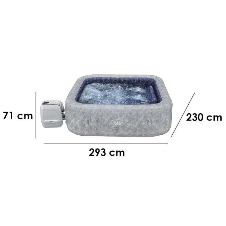 Bestway Lay-Z-Spa San Francisco HydroJet 6001Q spa, 230 × 230 × 71 cm
