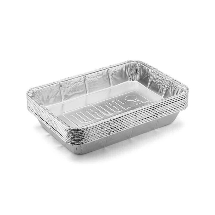 Weber alumiinikeräysvuoat grillaukseen, 10 kpl, 5,1 × 23 × 33,5 cm