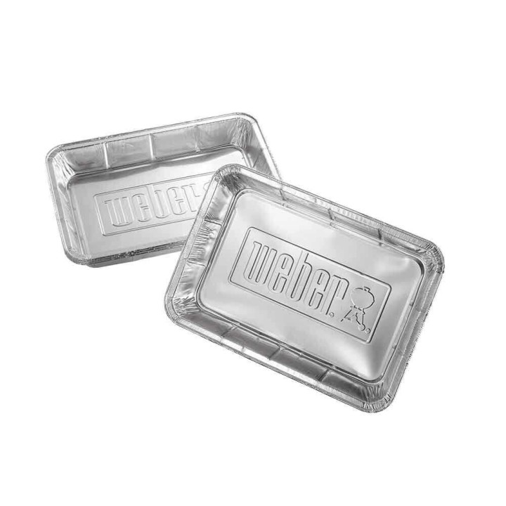 Weber alumiinikeräysvuoat grillaukseen, 10 kpl, 5,1 × 23 × 33,5 cm