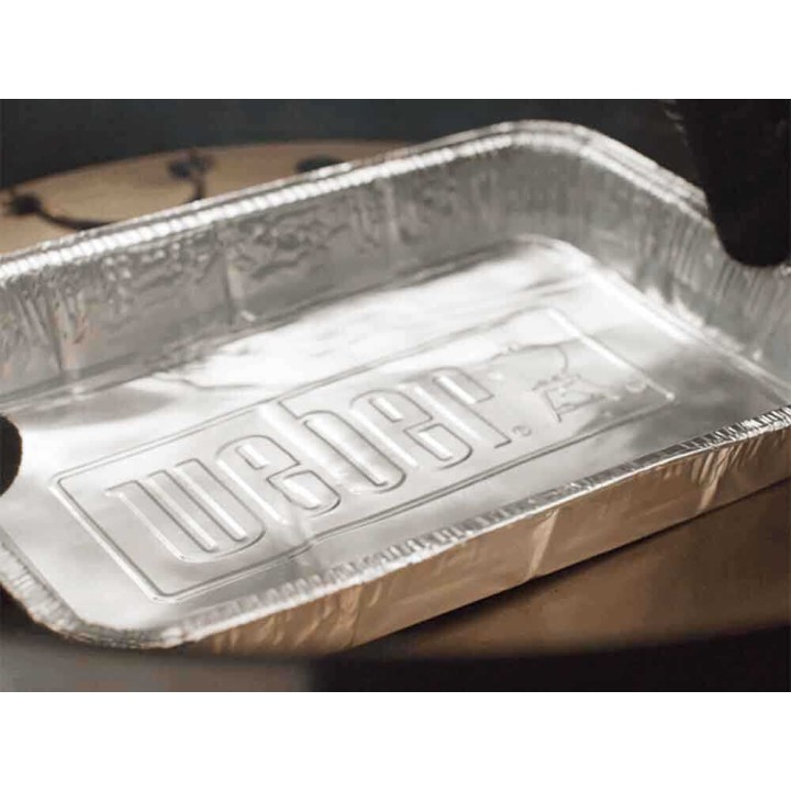 Weber alumiinikeräysvuoat grillaukseen, 10 kpl, 5,1 × 23 × 33,5 cm