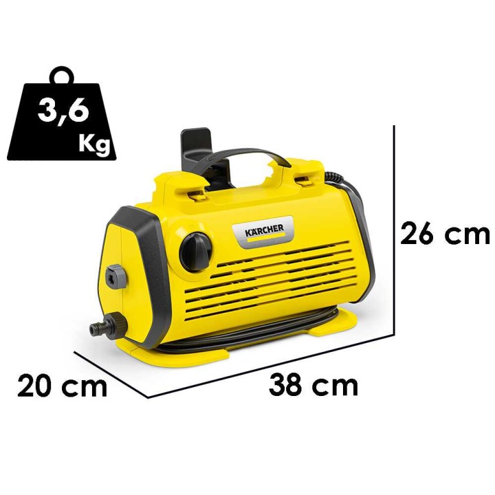 Karcher K 3 Horizontal Plus kylmävesipainepesuri, 120 bar, 380 l/h