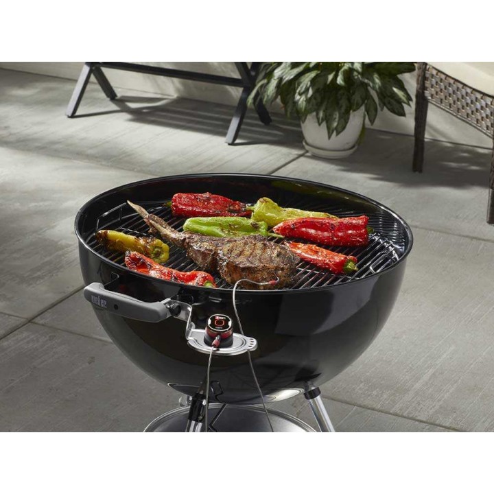 Weber iGrill -tukikiinnike hiiligrilliin, ruostumaton teräs