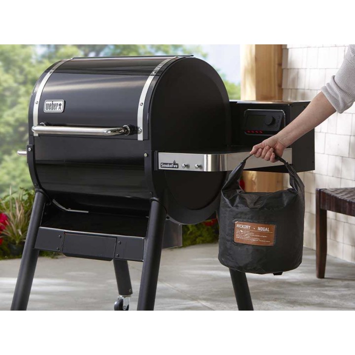 Weber-polttoainepussi, 9 kg, pellettien ja hiilien säilytykseen