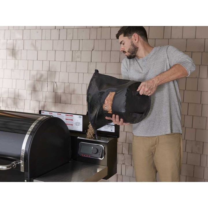 Weber-polttoainepussi, 9 kg, pellettien ja hiilien säilytykseen