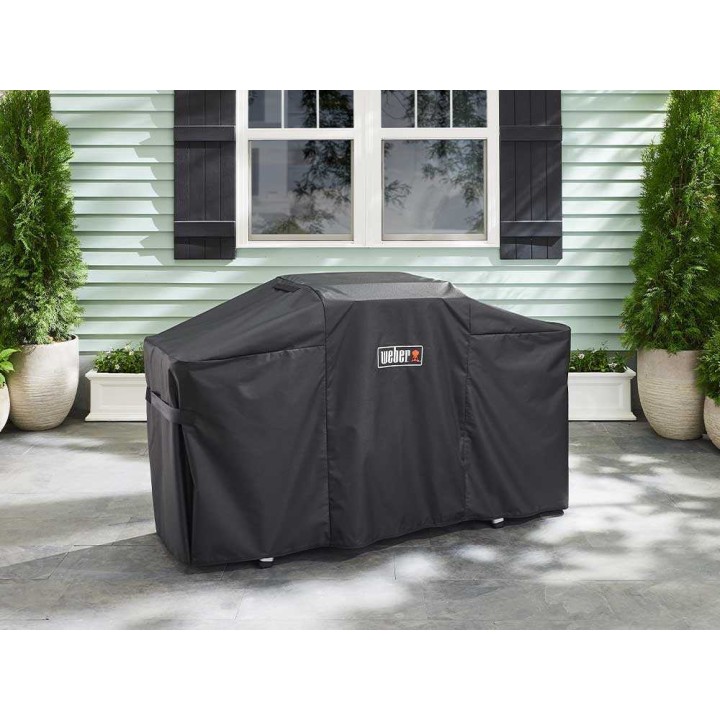 Premium-suojus Weber Slate GP -paistolevylle, 43 ja 56 cm, laajennettava tuki